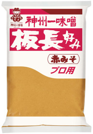 Rīsu un sojas pupiņu tumšā pasta Aka Miso, 1kg