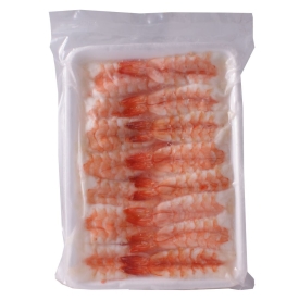 Attīrītas, vārītas garneles Suši Ebi 4L, saldētas, 220g