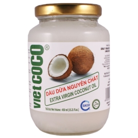 Aukstā spieduma kokosriekstu eļļa, 450ml