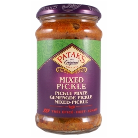 Fruit & vegetable mixed pickle, hot, 283g