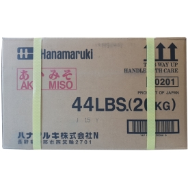 Tumšā rīsu-sojas pupiņu pasta Aka Miso, kastē, 20kg