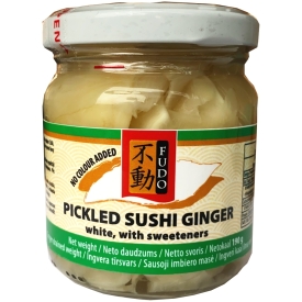 Pickled sushi ginger Gari, white, 190g