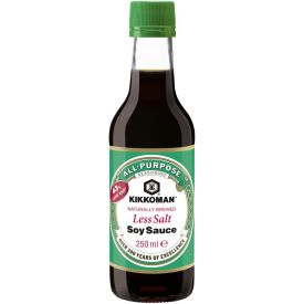 Dabiski raudzēta sojas mērce, par 43% mazāks sāls saturs, 250 ml
