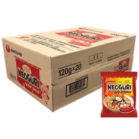 Ātri pagatavojama nūdeļu zupa ar jūras velšu garšu Neoguri Ramyun, asa, 120g x 20gab.