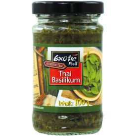 Basil, Thai, minced in soy bean oil, 100g