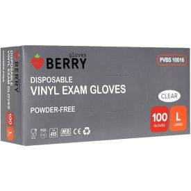Disposable gloves, vinyl, size L