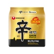 Instant noodle soup Shin Ramyun, Chicken, Hot, ģimenes paka, 120g x 5