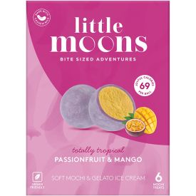 Pasifloras augļu - mango saldējums Moči, 192g (6x32g)