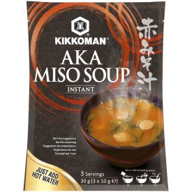 Суп Мисо красный (Ака) быстрого приготовления, Kikkoman, 30г (3x10г)