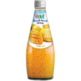 Soft drink with basil seeds and mango flavor, 290ml