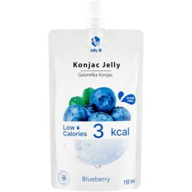 Konjac želeja ar melleņu garšu, ar saldinātājiem, Jelly. B, 150ml