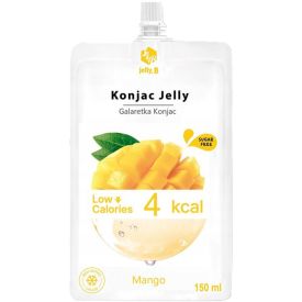 Konjac jelly with mango flavour, with sweeteners, Jelly. B, 150ml
