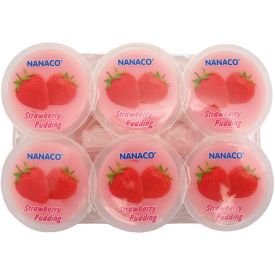 Želejas deserts Nata De Coco ar zemeņu garšu, 480g (6x80g)