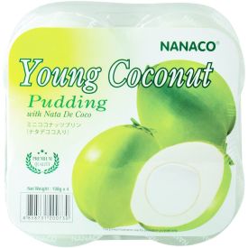 Jelly dessert Nata De Coco with the taste of young coconut, 432g (4x108g)