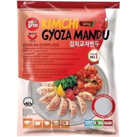 Korejiešu pelmeņi gyoza mandu ar kimči, asi, saldēti, 540g