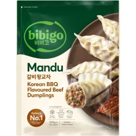 Korean Gyoza Mandu Dumplings with Korean BBQ Beef, frozen, 525 g