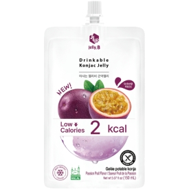 Konjac jelly with passion fruit flavour, with sweeteners, Jelly. B, 150ml