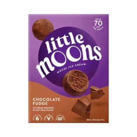 Šokolādes un mīkstu šokolādes gabaliņu saldējums Moči, 180g (6x30g)
