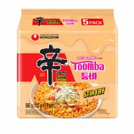 Ātri pagatavojamas nūdeles Toomba, asas; ģimenes paka, 137g x5