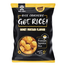 Rice crackers with honey and mustard flavor, 100g