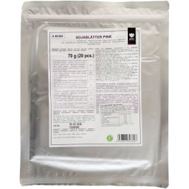 Соевые листы для суши, розовый, 20шт., 70г