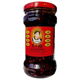 Melnās sojas pupiņas čili eļļā, fermentētas, 280g