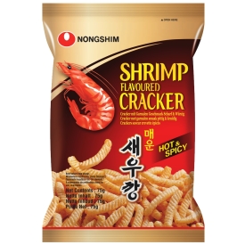 Крекеры со вкусом креветки, острые, 75г
