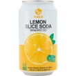 Gāzēts dzēriens ar citrona šķēlītēm, ar saldinātājiem, 340ml; Fruit.B