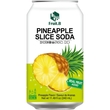 Gāzēts dzēriens ar ananasa šķēlītēm, ar saldinātājiem, 340ml; Fruit.B