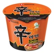 Instant Ramen noodle soup in a bowl Kimchi Ramyun, Hot, 112g